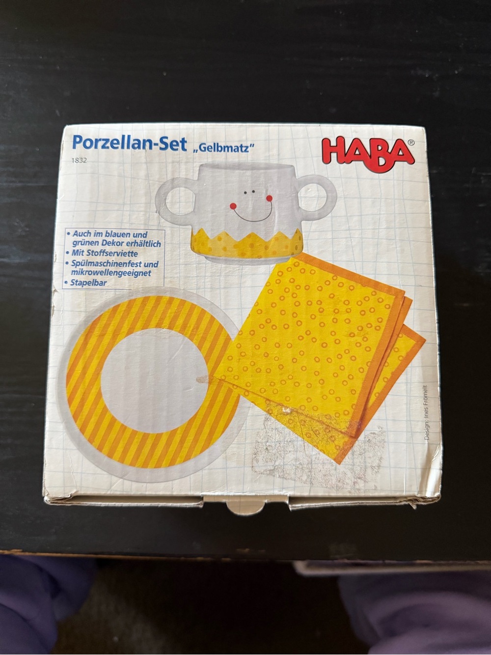 NWT-HABA-1832 GRUMATZ-KIDS PORCELAIN DISH SET
